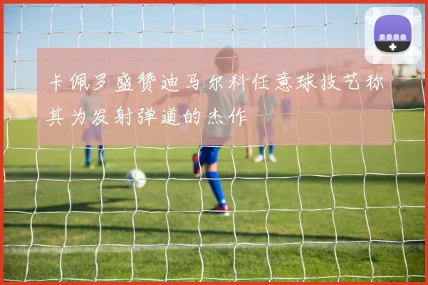 卡佩罗盛赞迪马尔科任意球技艺称其为发射弹道的杰作